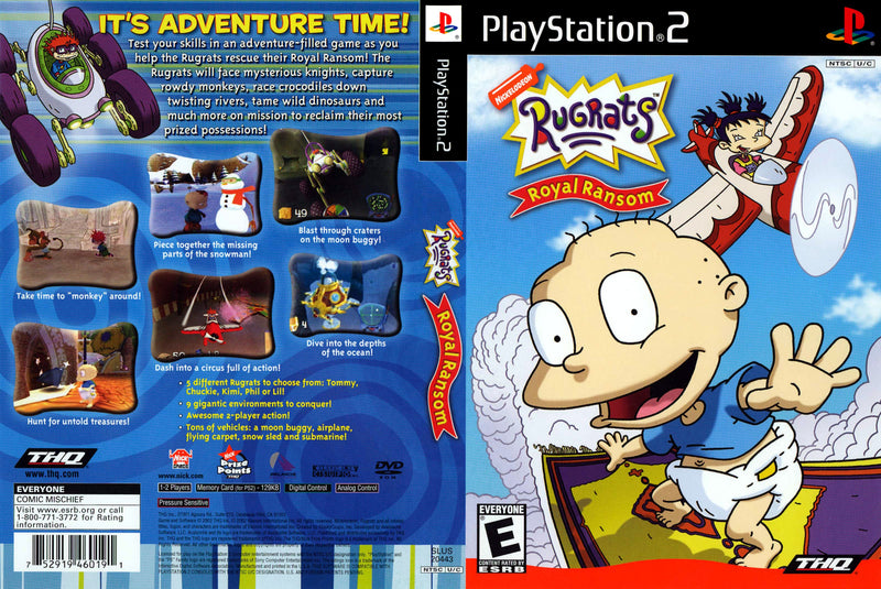 PlayStation2 - PS2 海外ゲーム Rugrats:  Ransom #プレテニ Amazon.com: Rugrats: Royal Ransom (Renewed) : Video Games