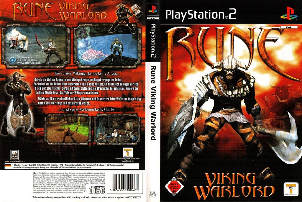 Rune Viking Warlord C PS2