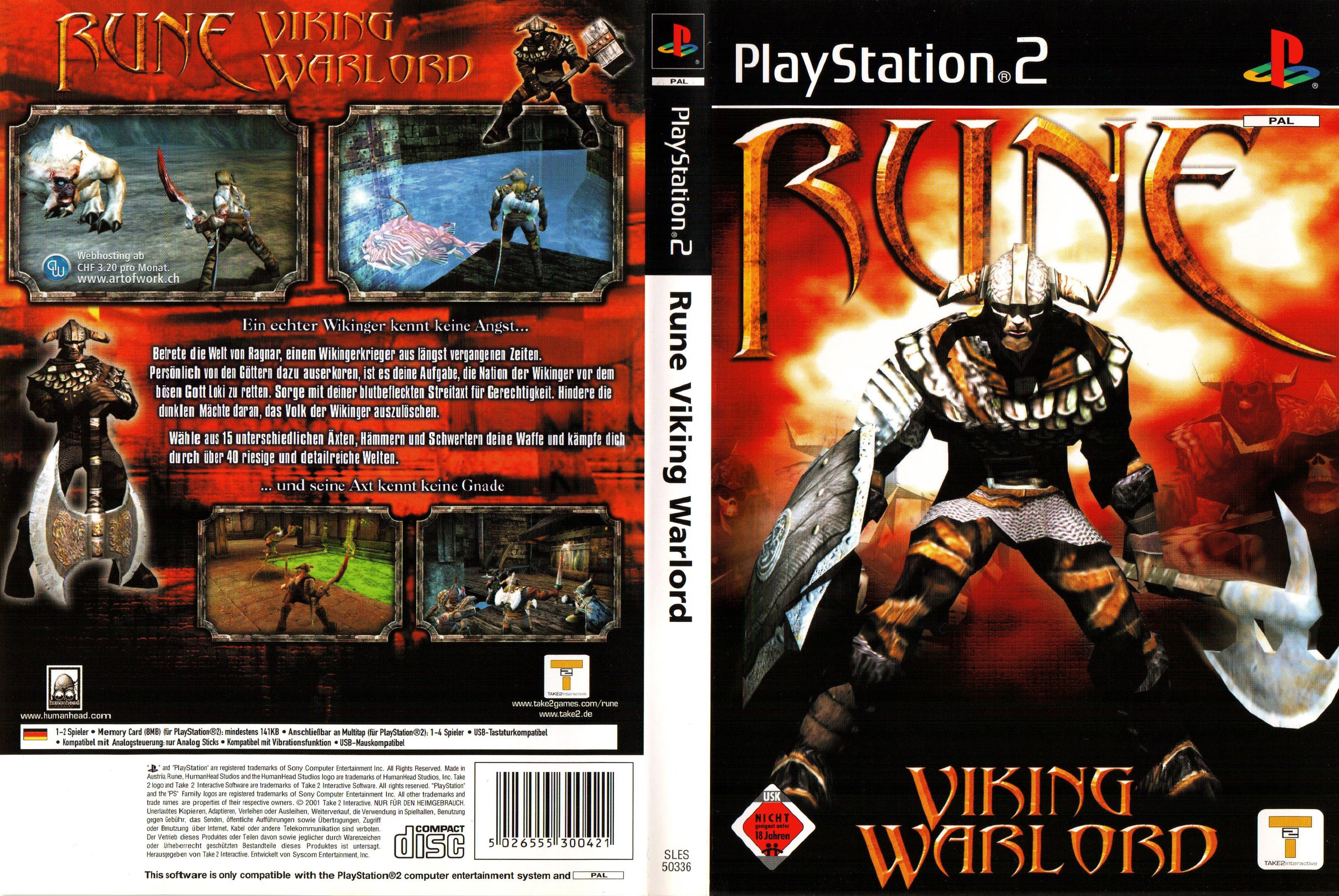 Rune Viking Warlord PS2