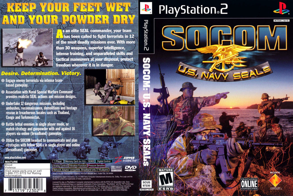 Socom US Navy Seals N BL PS2