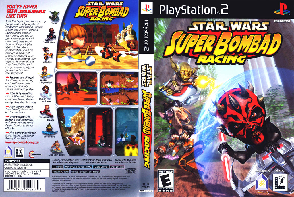 Star Wars Super Bombad Racing N PS2