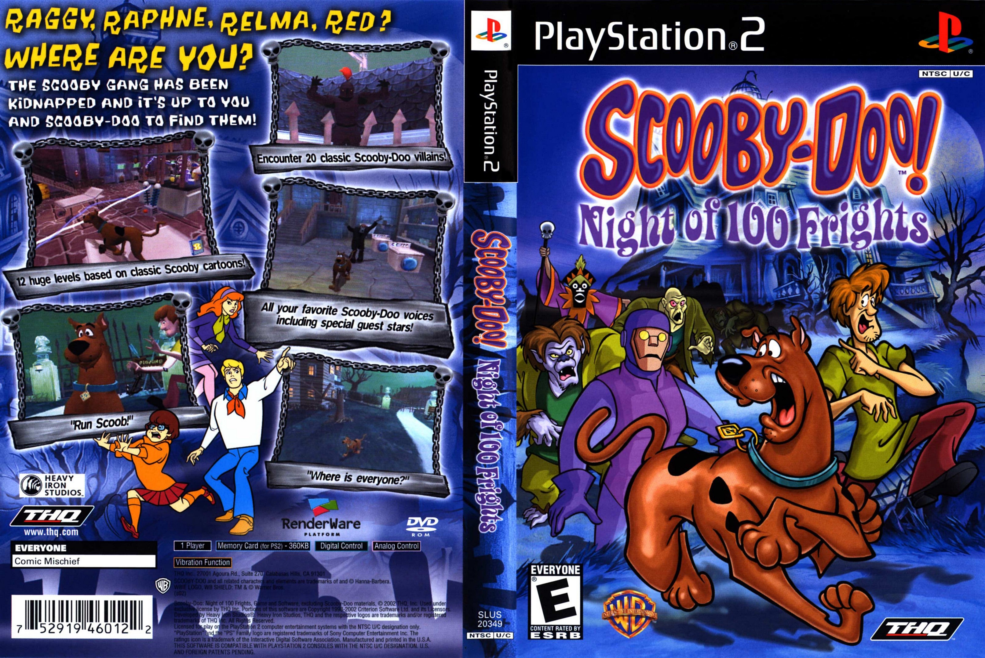 Scooby-Doo Night of 100 Frights PS2