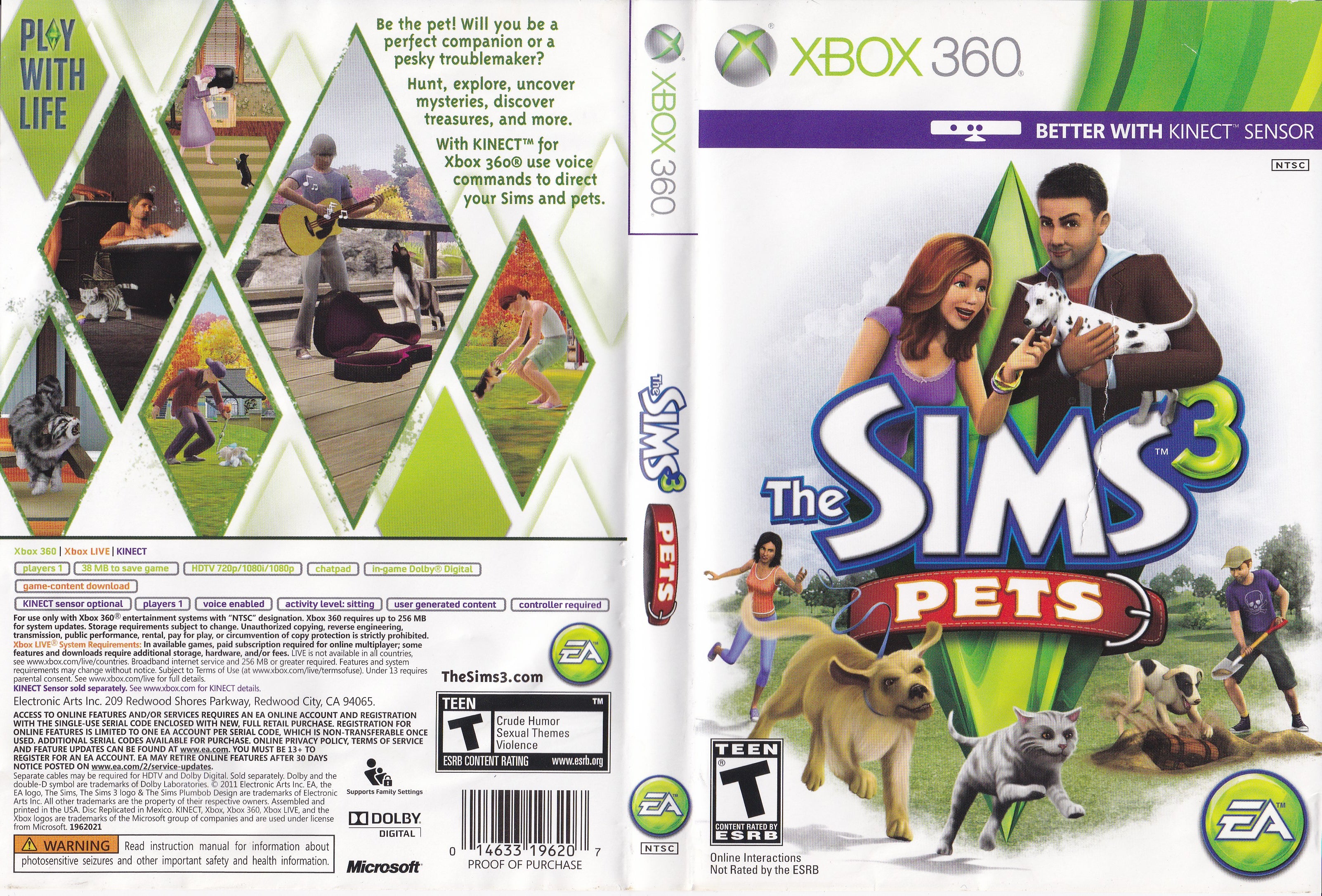 Sims 3 Pets on XBox 360  Gaming memes, Comic games, Great videos