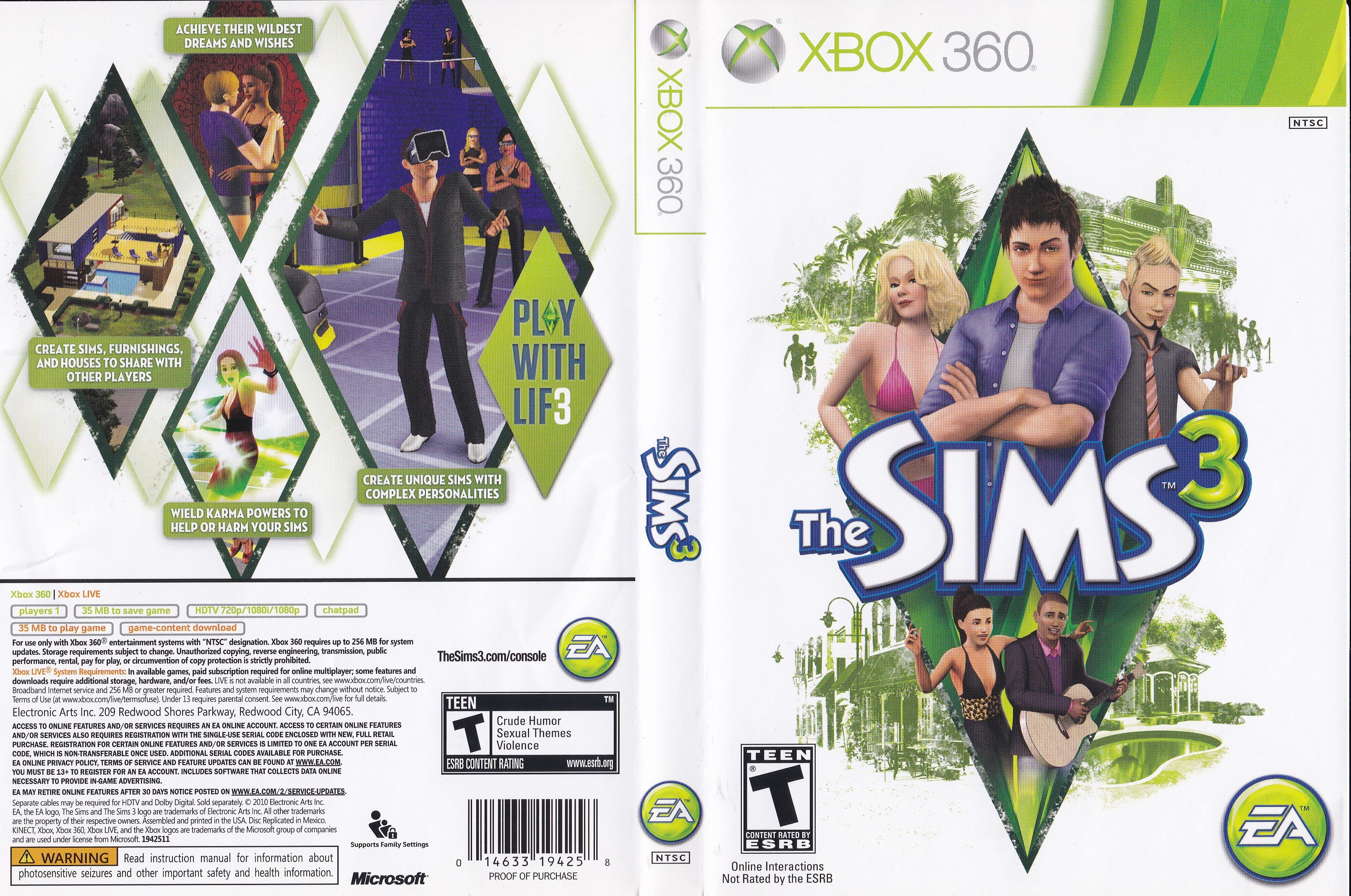  The Sims 3 for Xbox 360 : Video Games