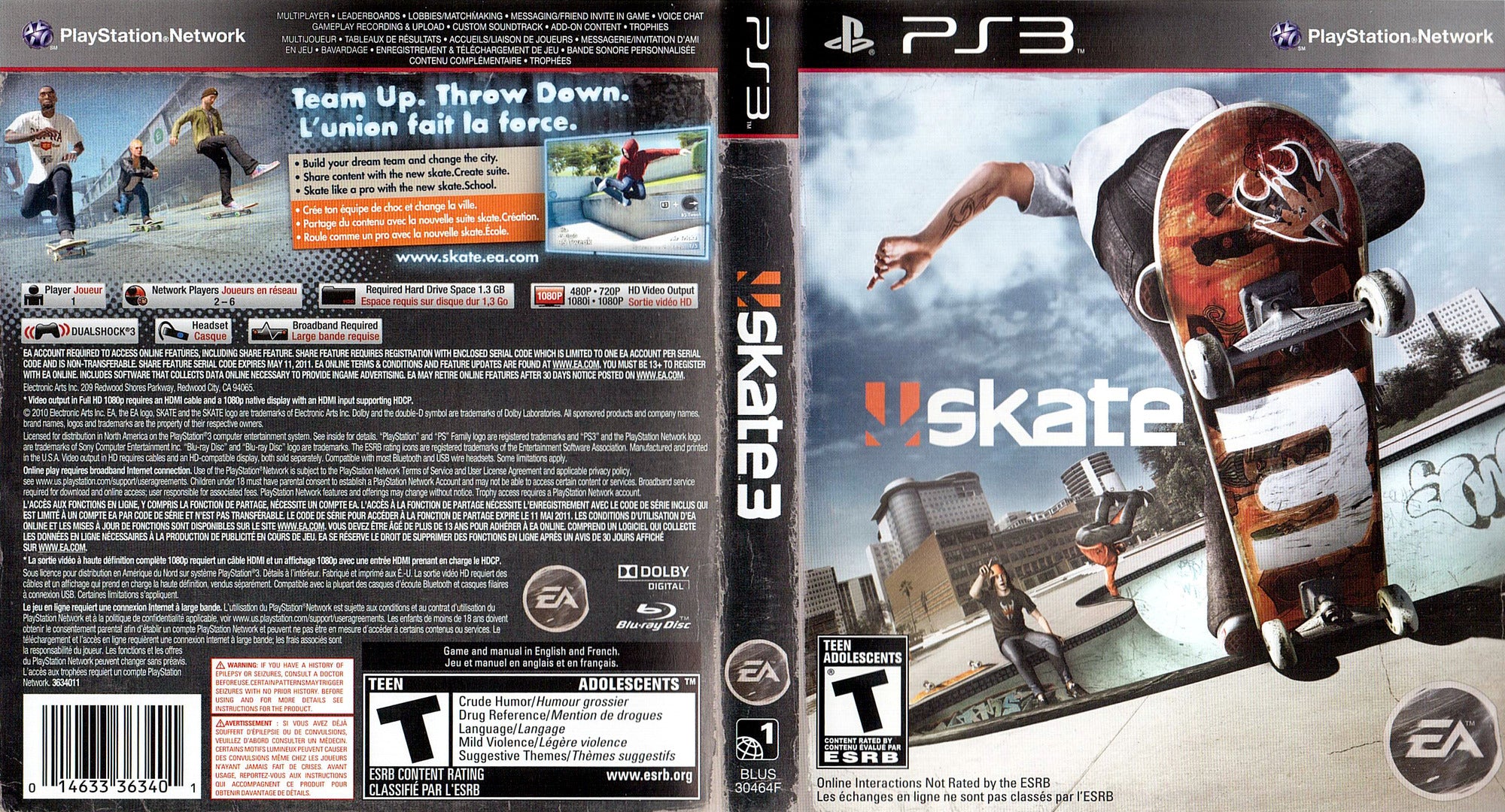 Skate 3 Release Date, Roster Announced