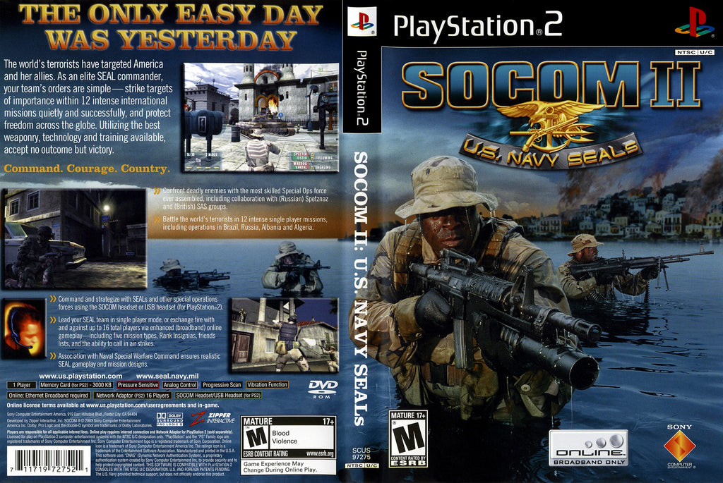 Socom II US Navy Seals N BL PS2