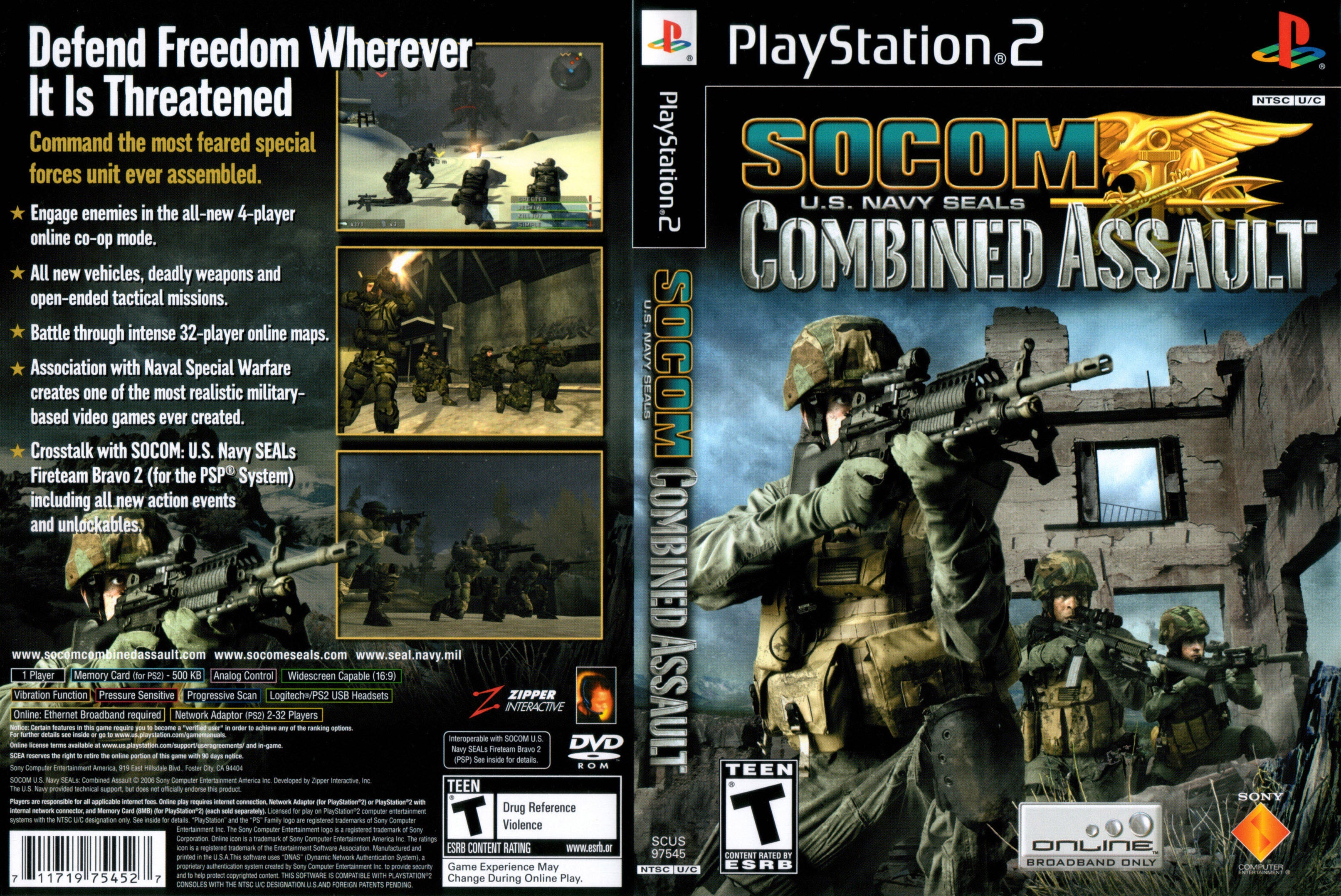 socom Combined Assault【・PS2北米版】-