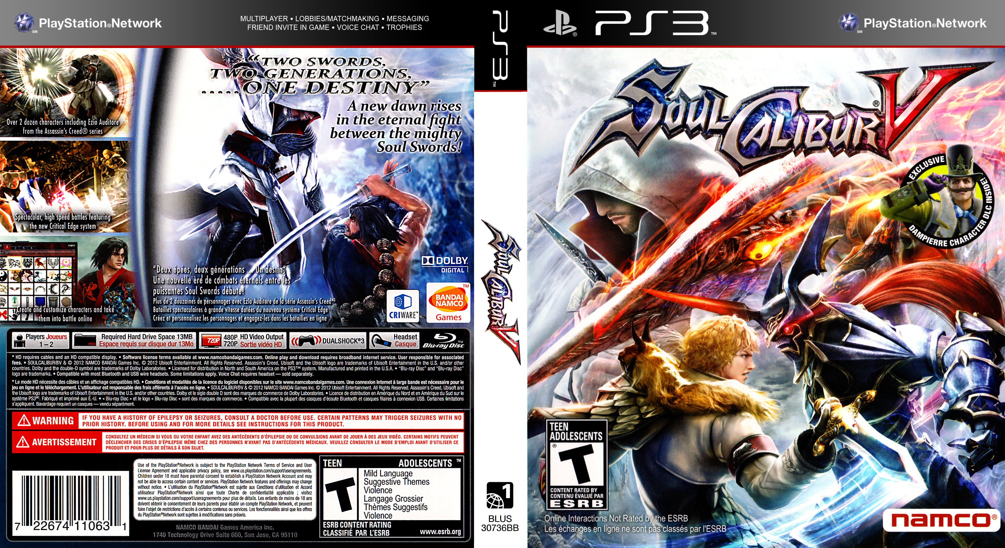 Soul Calibur V PS3 |