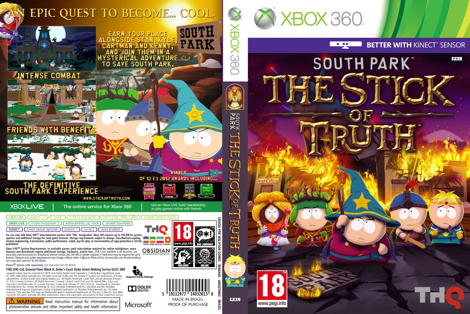 South Park: The Stick of Truth Xbox 360 55455 - Best Buy
