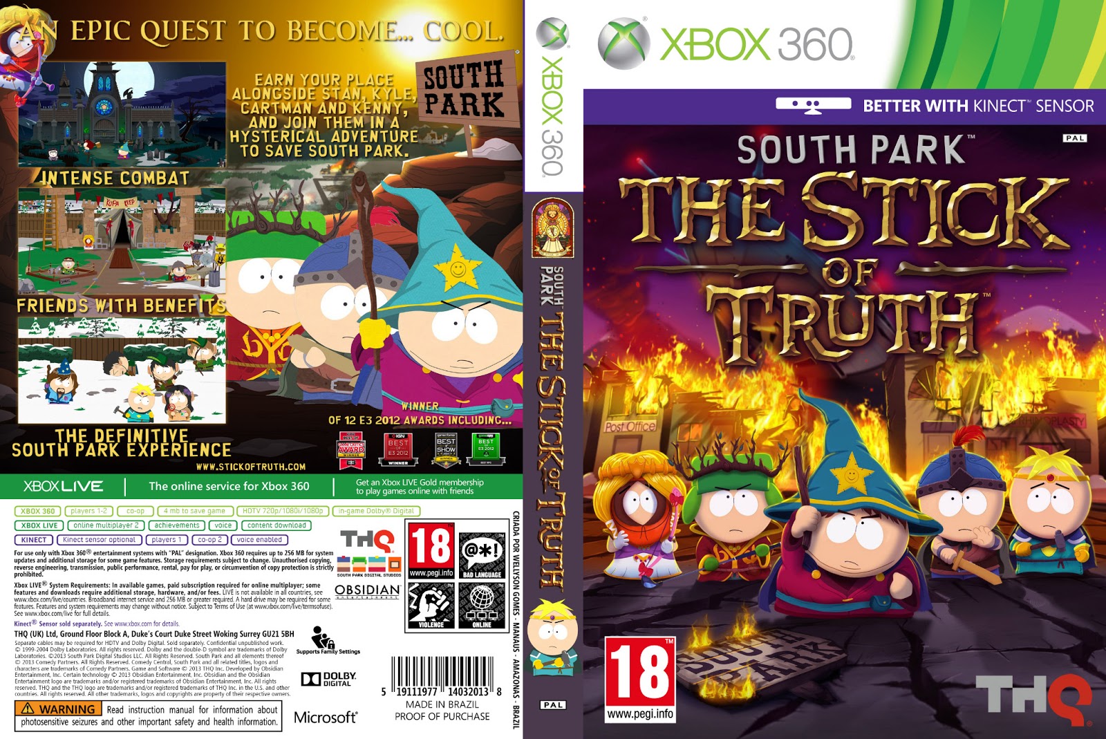 South Park The Stick Of Truth Xbox 360