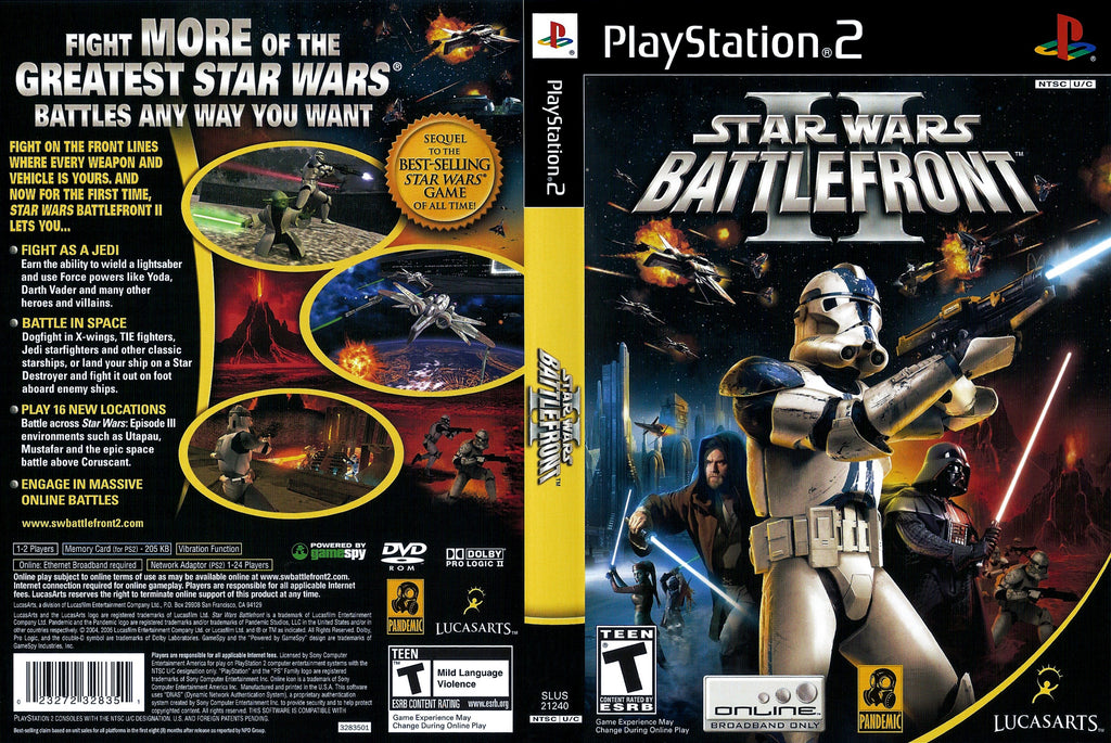 Star Wars Battlefront II N BL PS2
