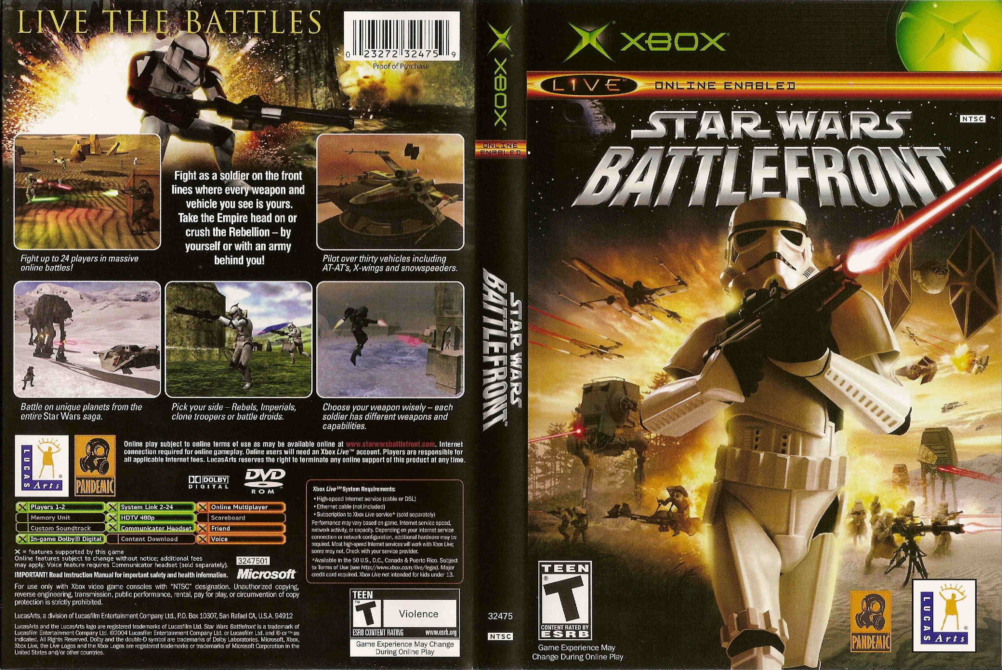 Battlefront Xbox Star Wars Battlefront Xbox | Clarkade