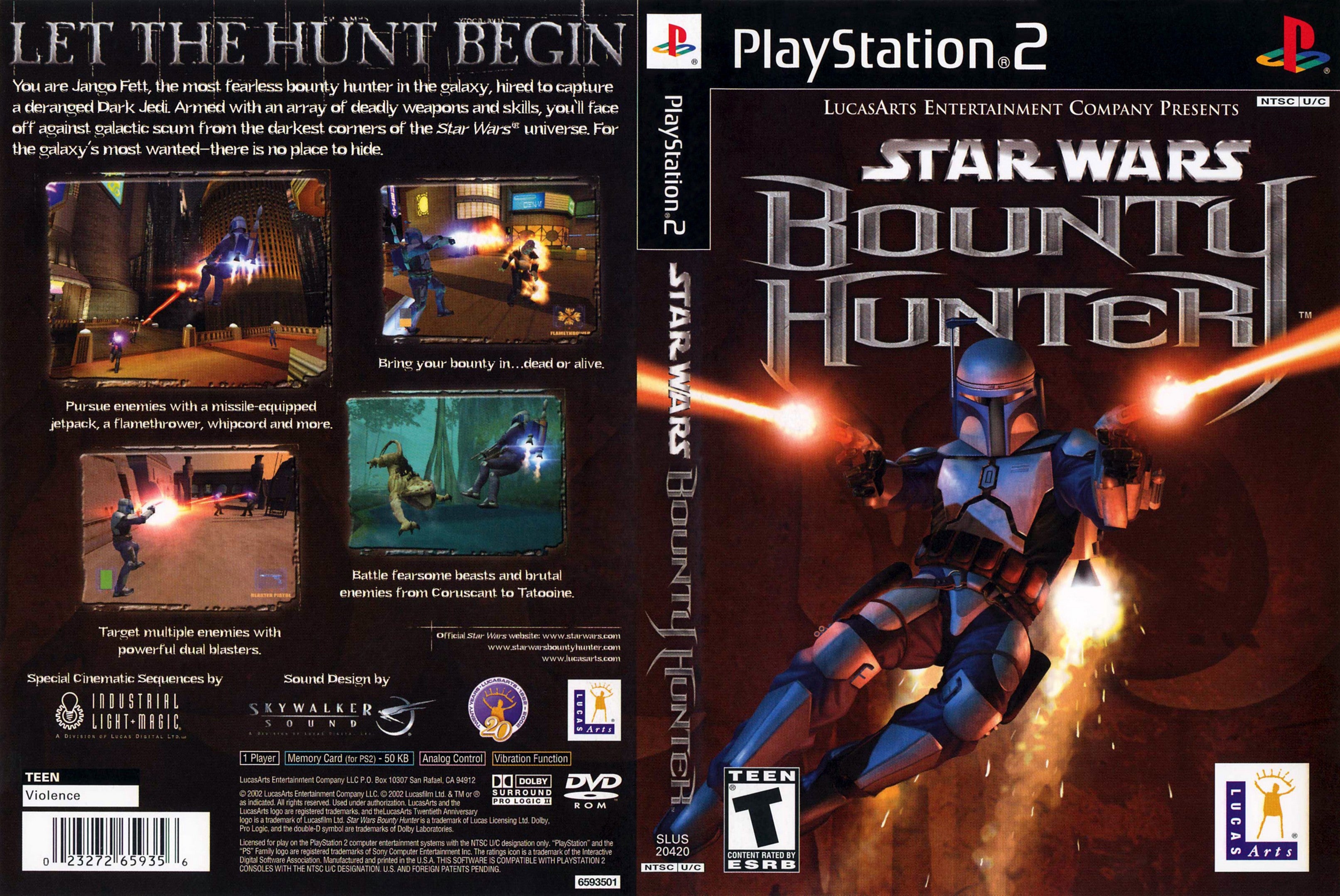 Star Wars Bounty Hunter PS2
