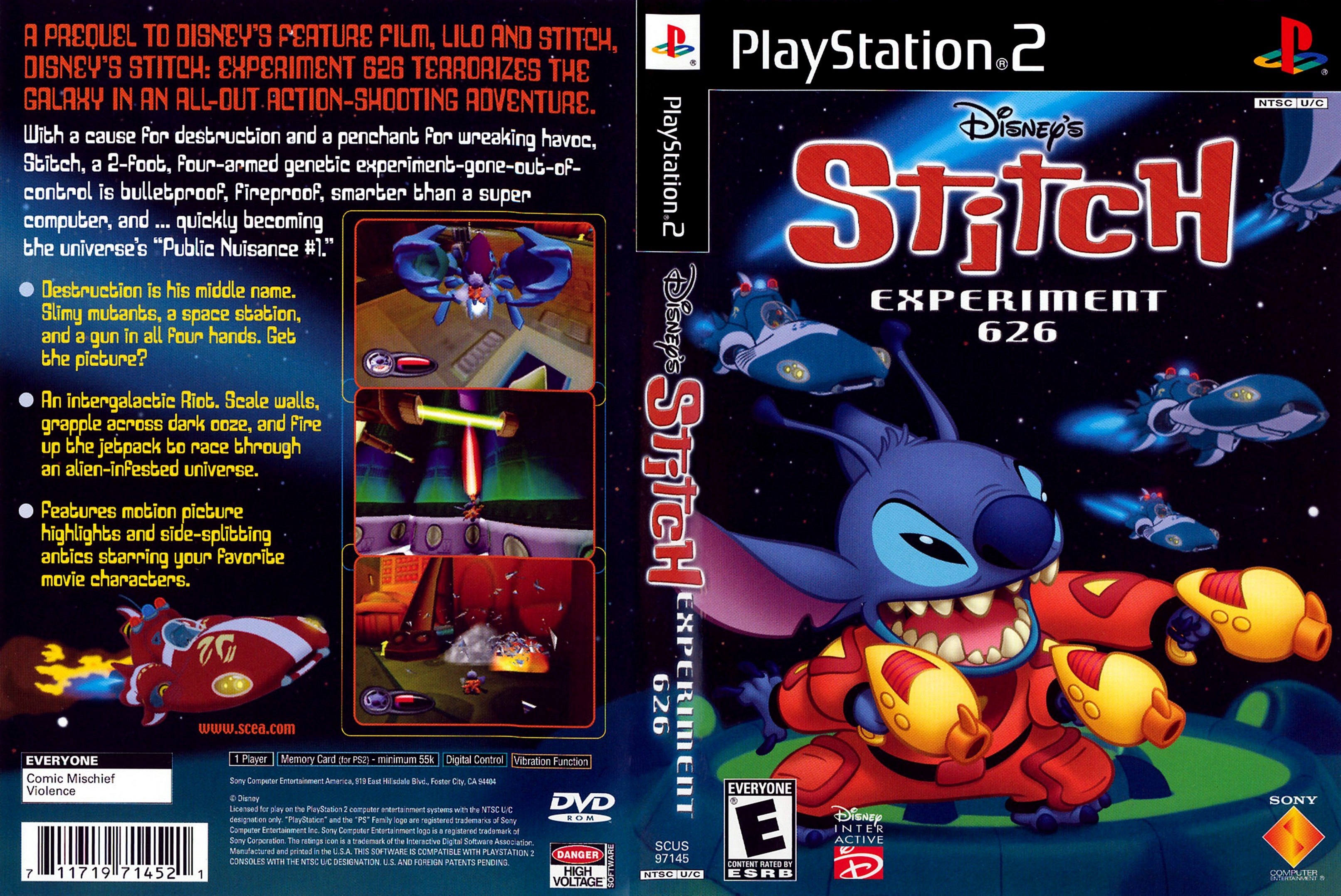 Stitch Experiment 626 PS2