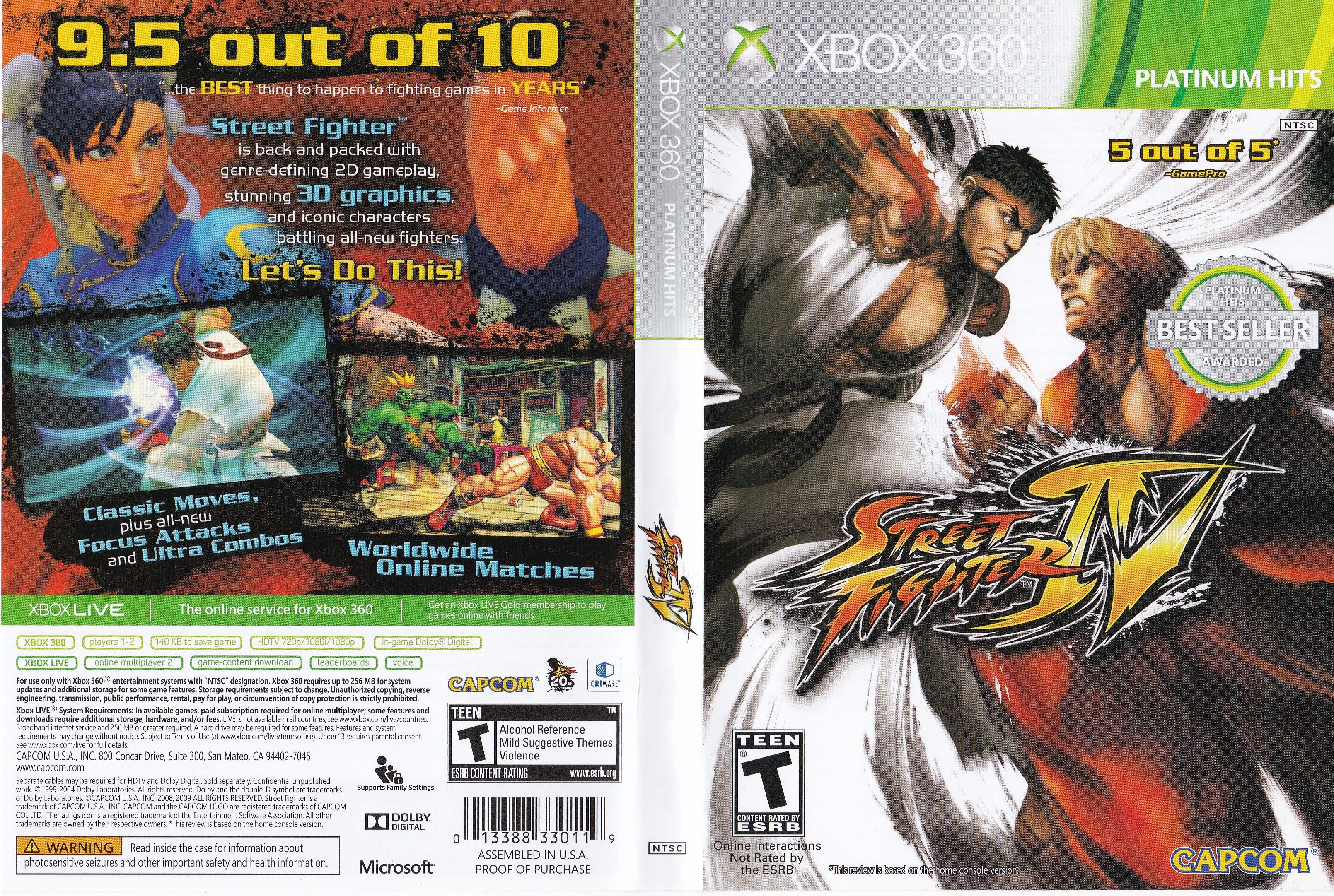Street Fighter IV Xbox 360