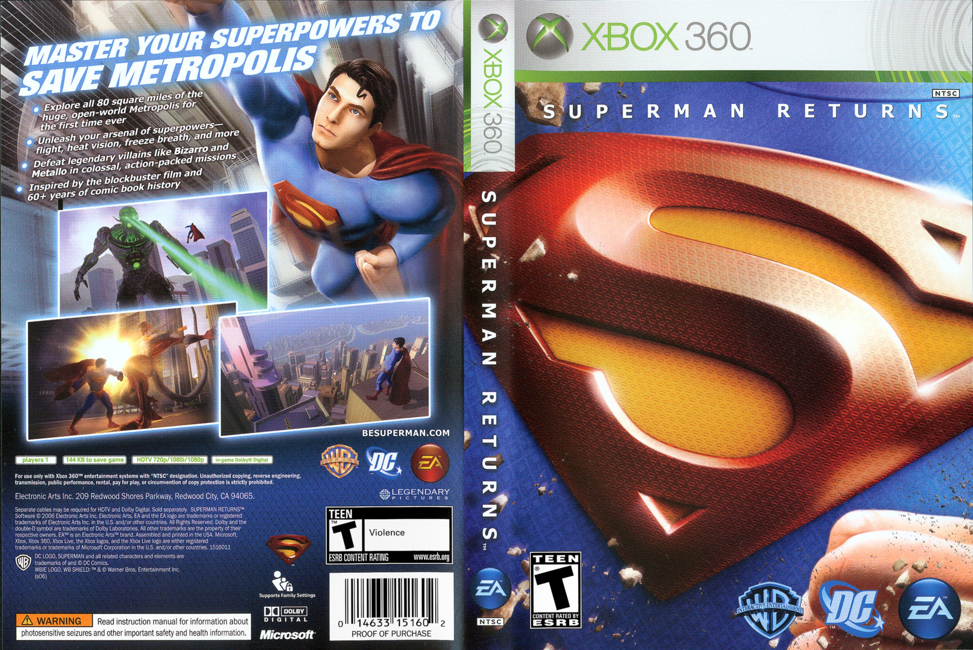Superman Returns: The Videogame - Xbox 360, Xbox 360
