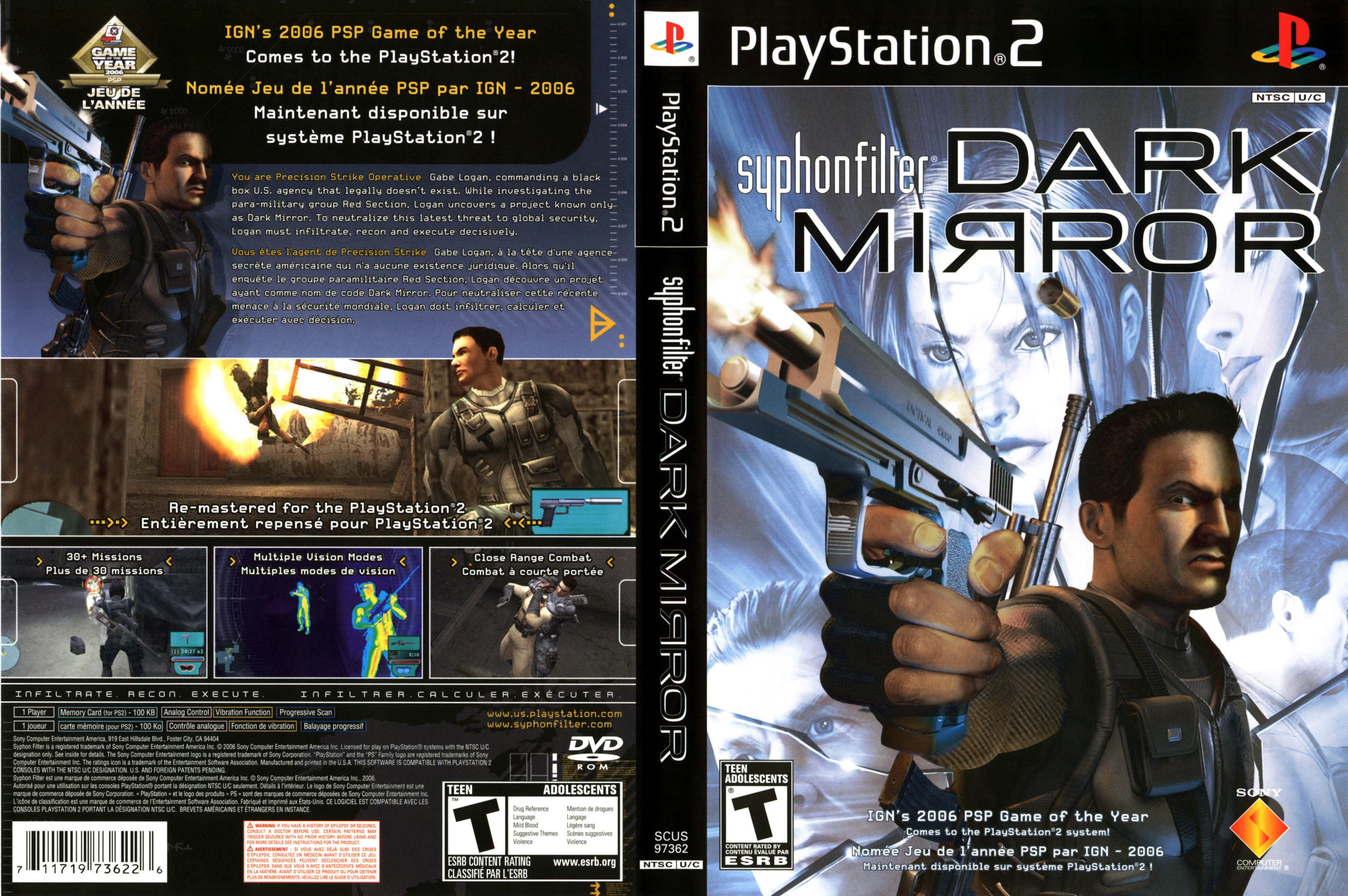 Syphon Filter: Dark Mirror - Gameplay PS2 HD 720P 