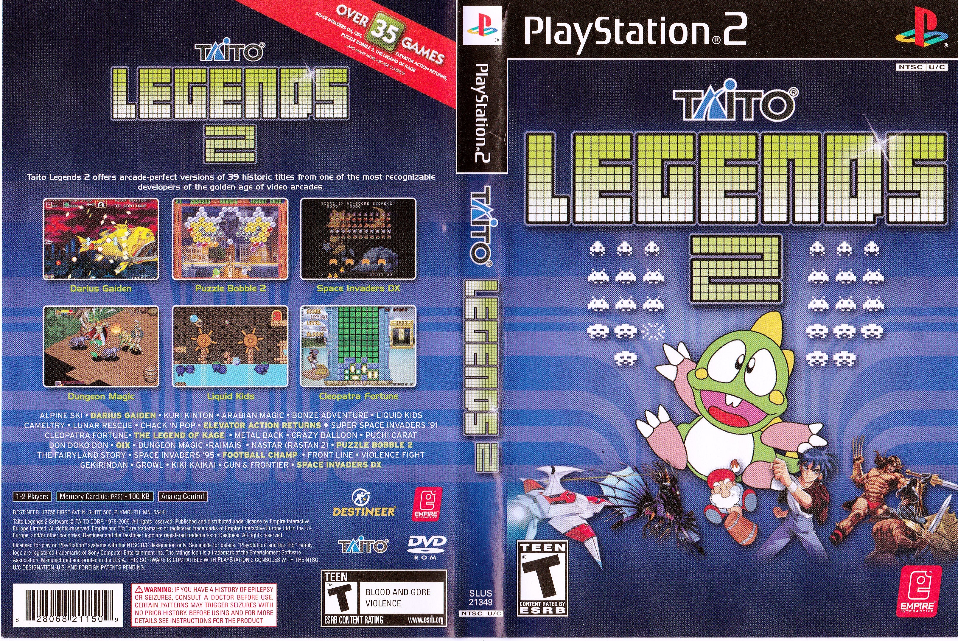 Taito Legends 2 PS2