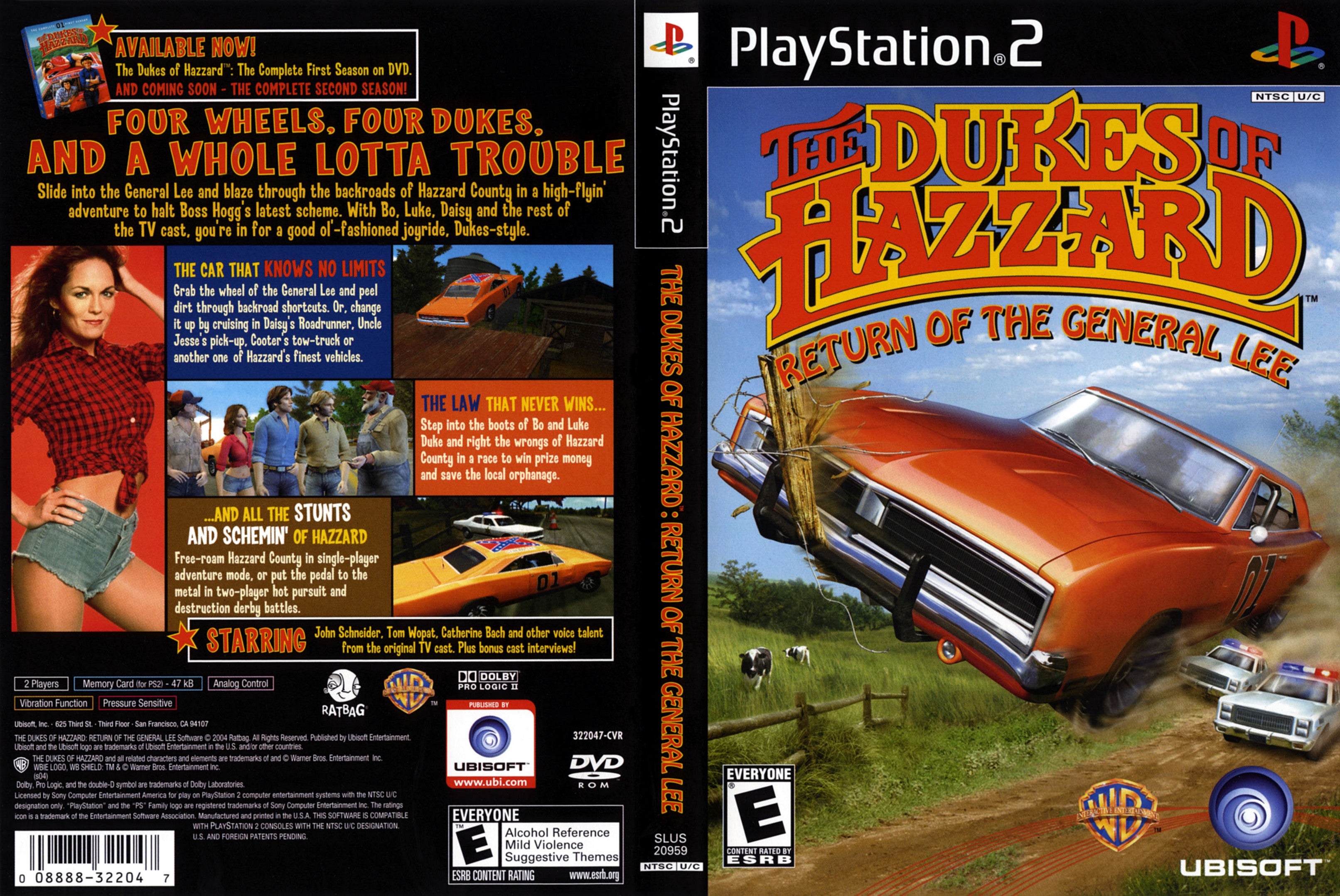 The Dukes of Hazzard Return of the General Lee PS2