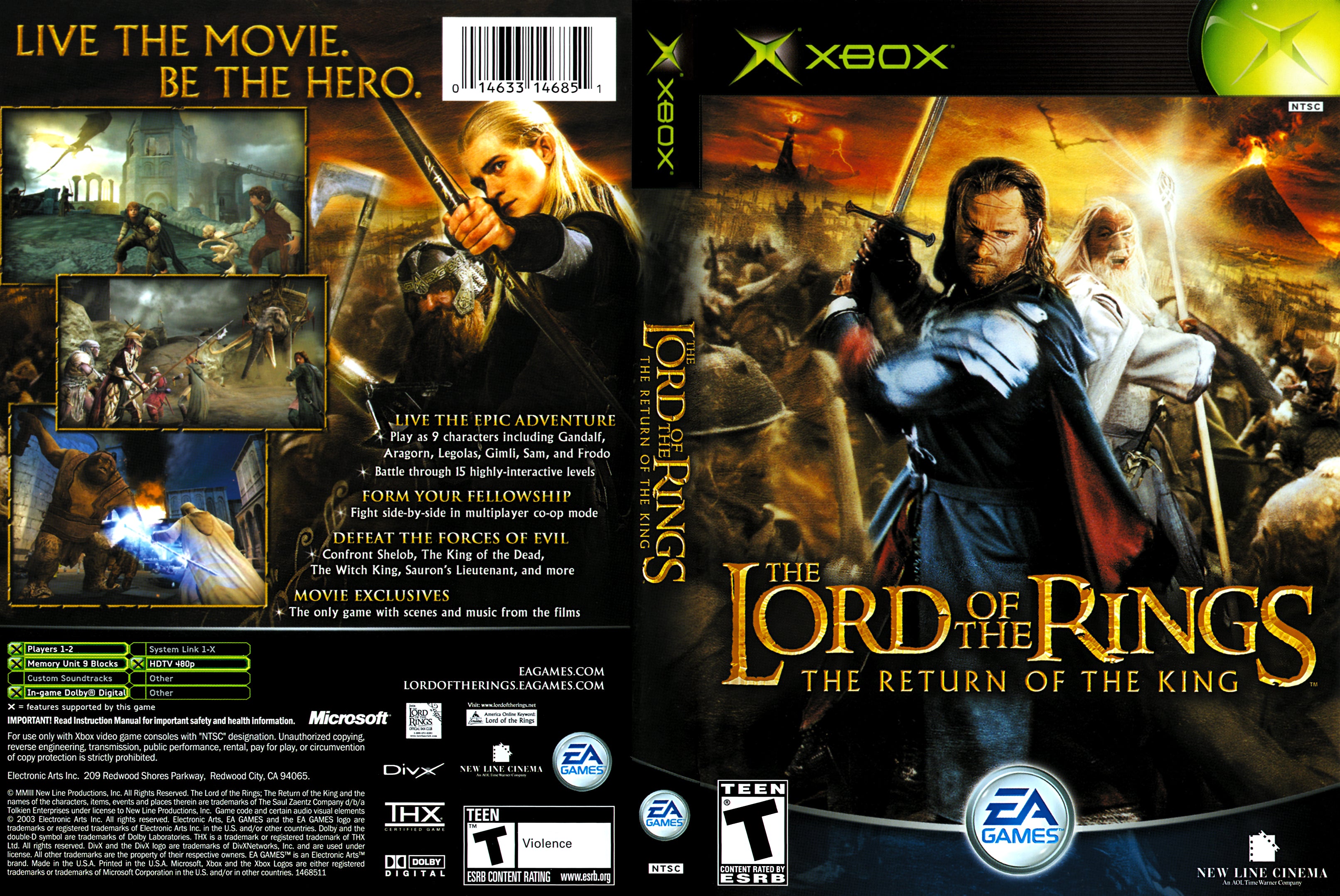 The Lord Of The Rings The Return Of The King N Xbox