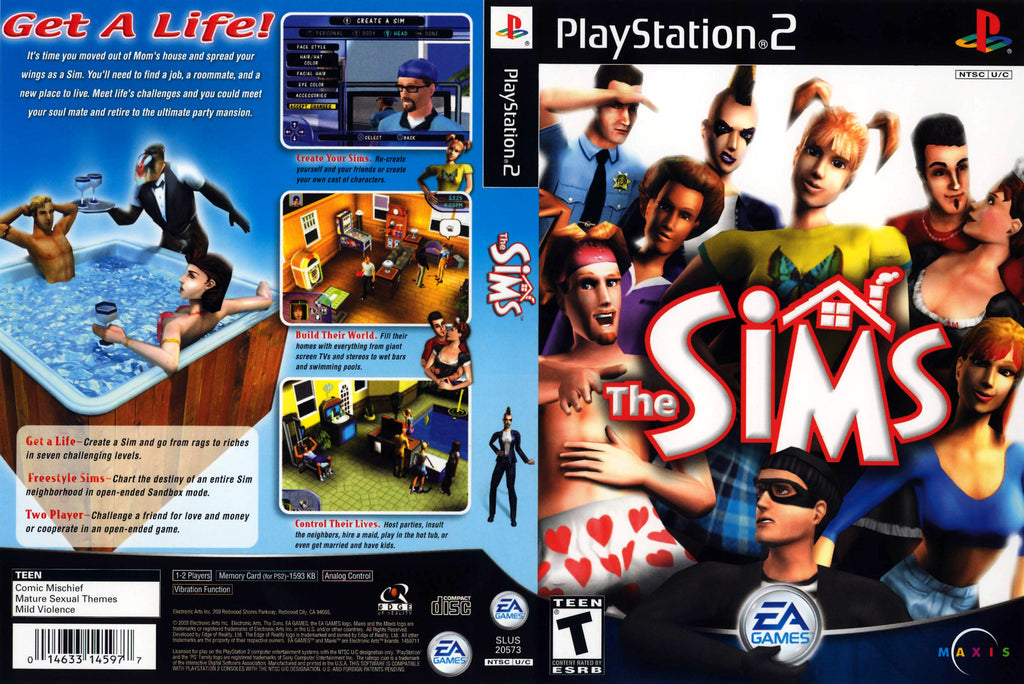 The Sims C BL PS2