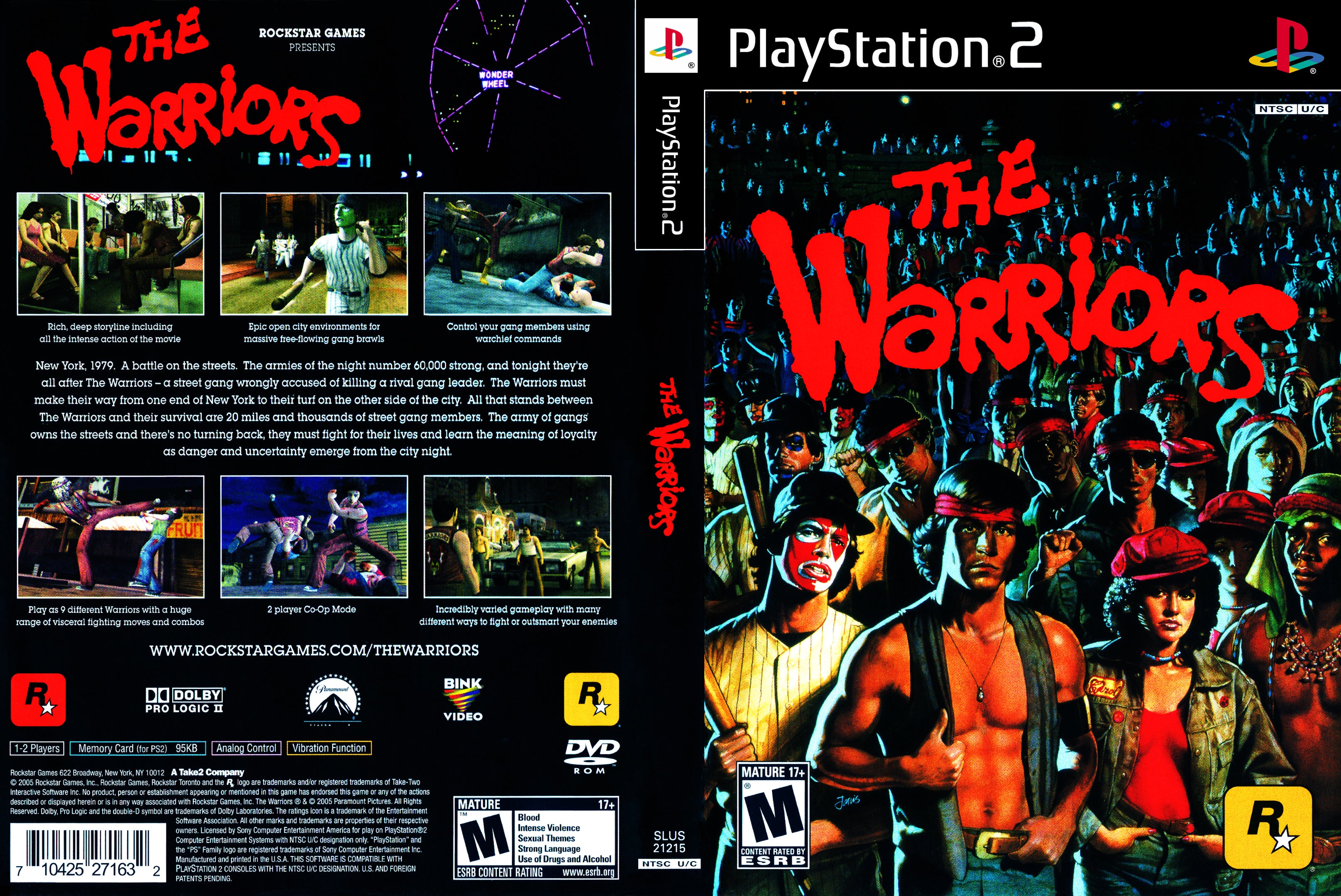 The Warriors PS2