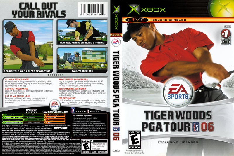 Tiger Woods PGA Tour 06 C Xbox | Clarkade