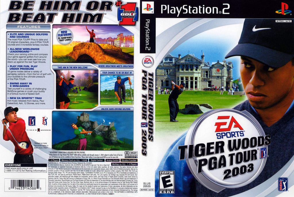 Tiger Woods PGA Tour 2003 C PS2