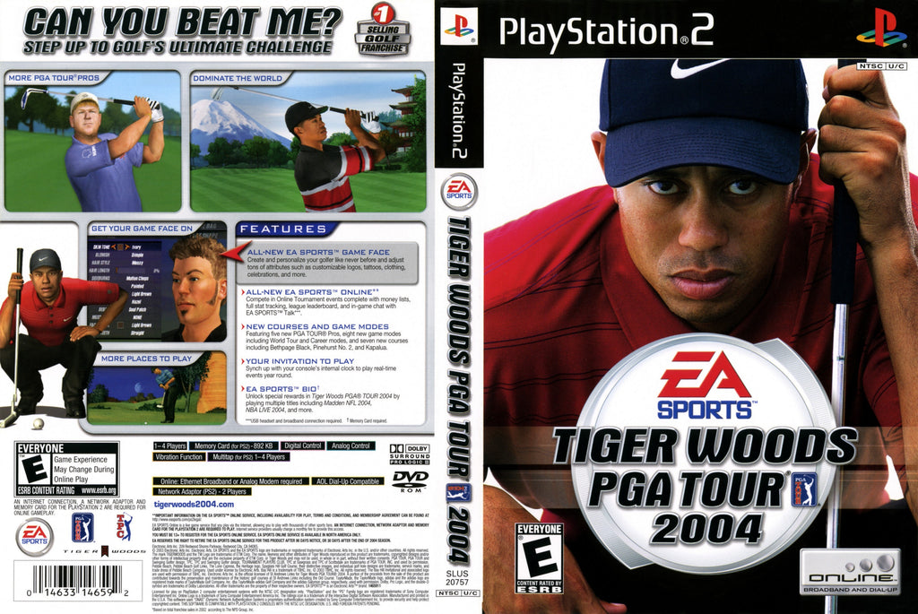 Tiger Woods PGA Tour 2004 C PS2