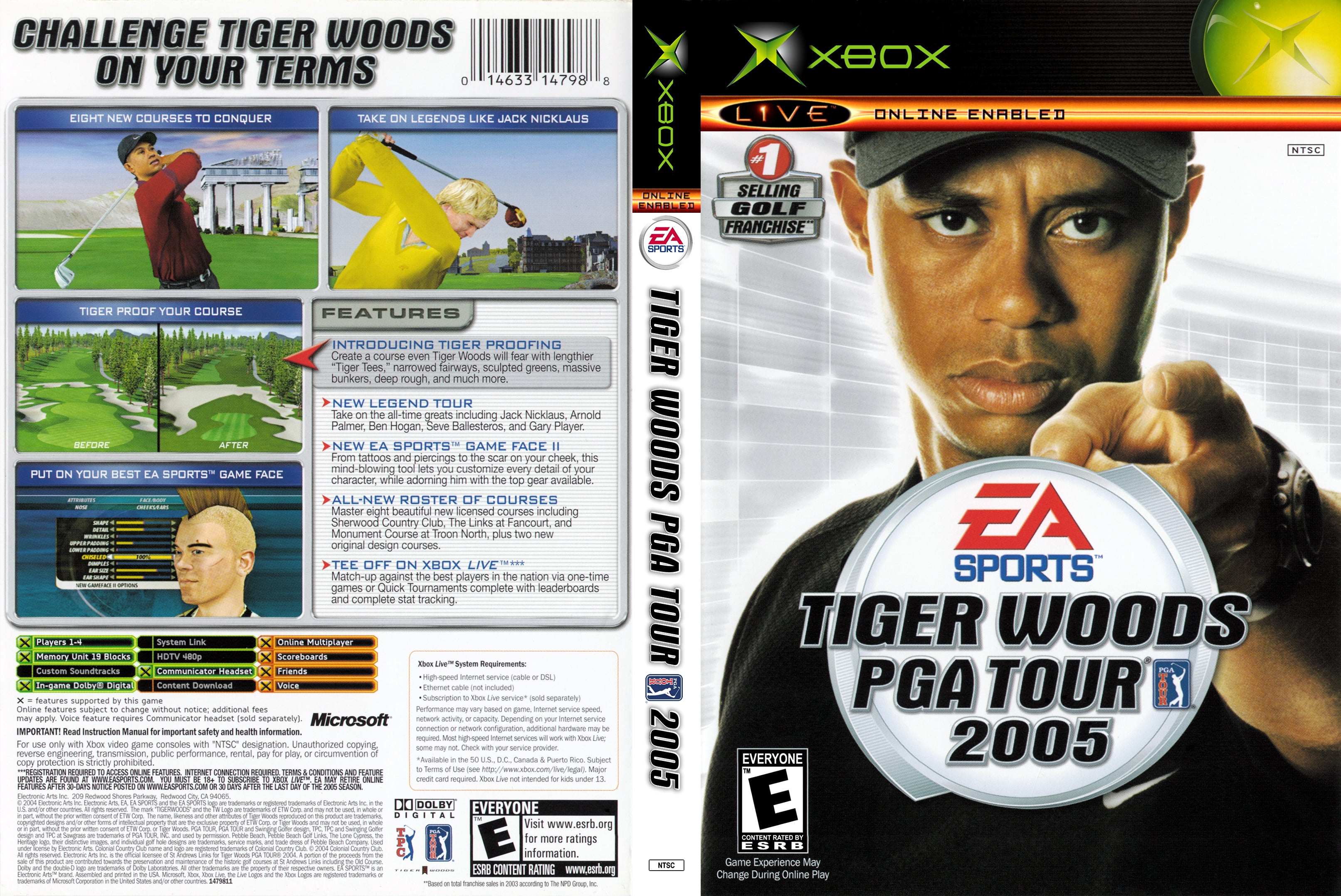 Tiger Woods PGA Tour 2005 C Xbox