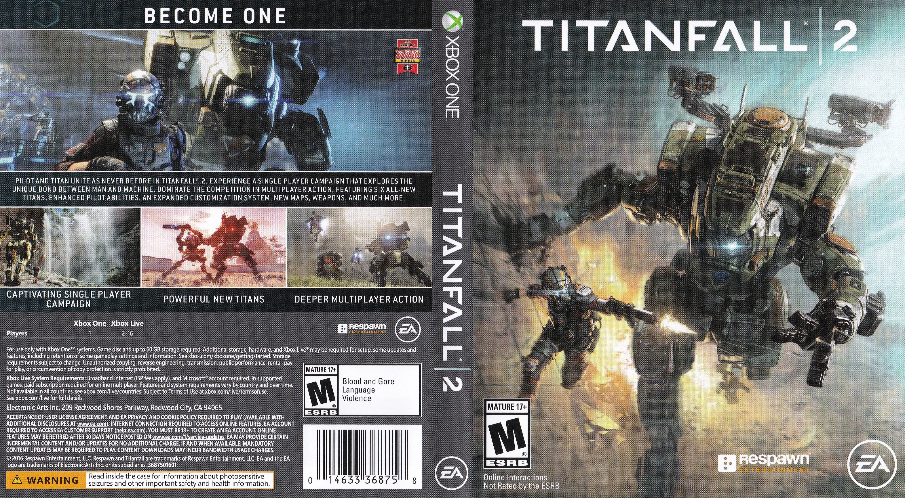 xbox one titanfall cover