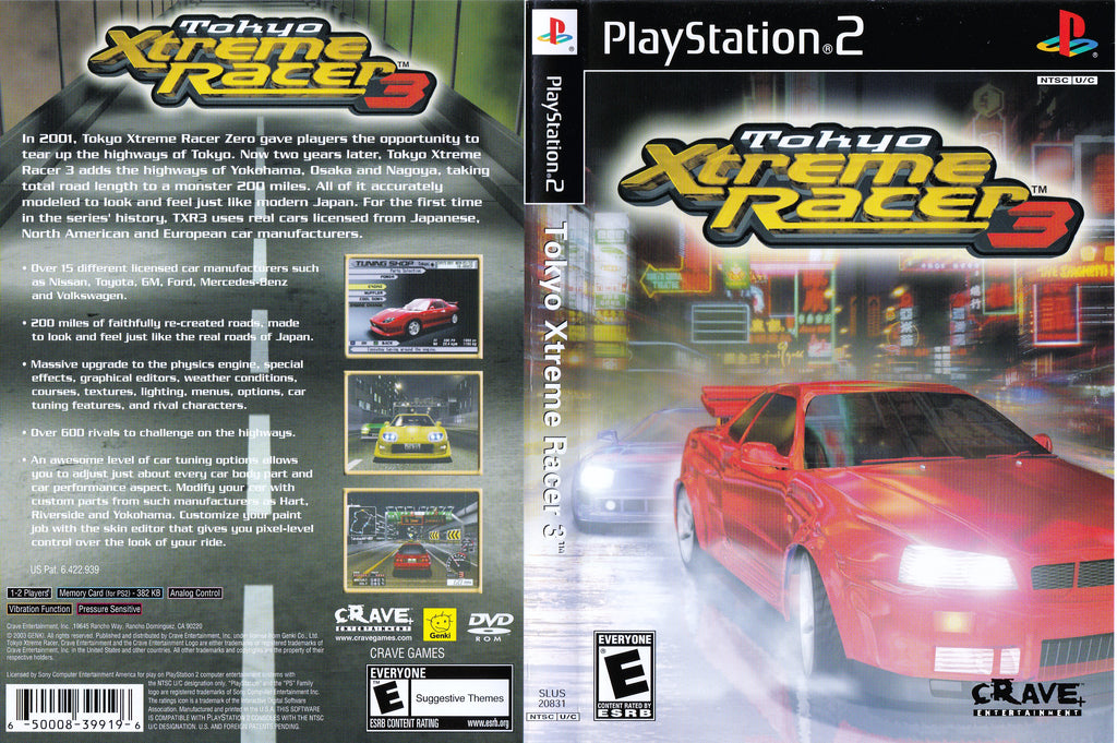 Tokyo Xtreme Racer 3 N PS2