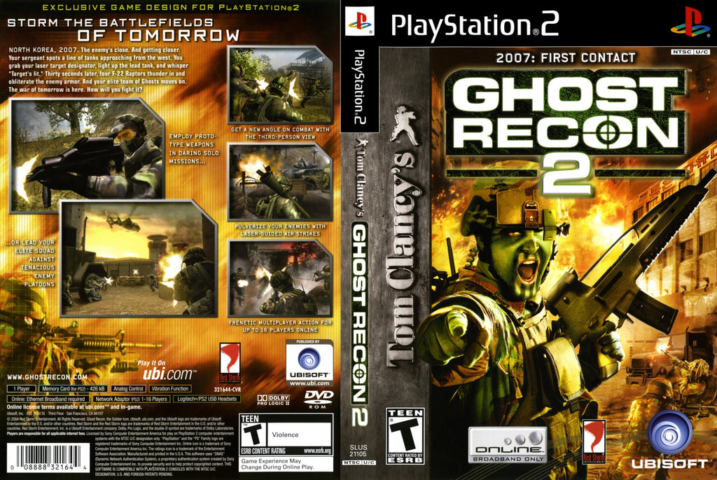 Tom Clancy's Ghost Recon 2 C BL PS2