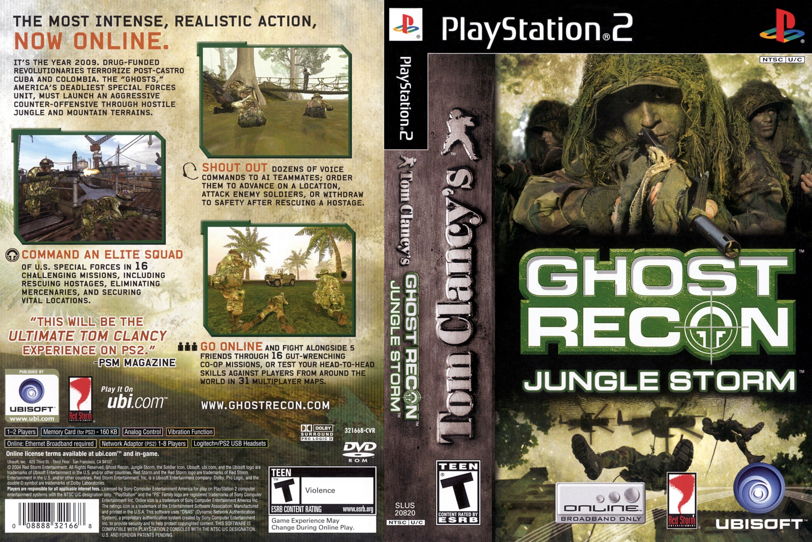 Tom Clancy's Ghost Recon Jungle Storm PS2