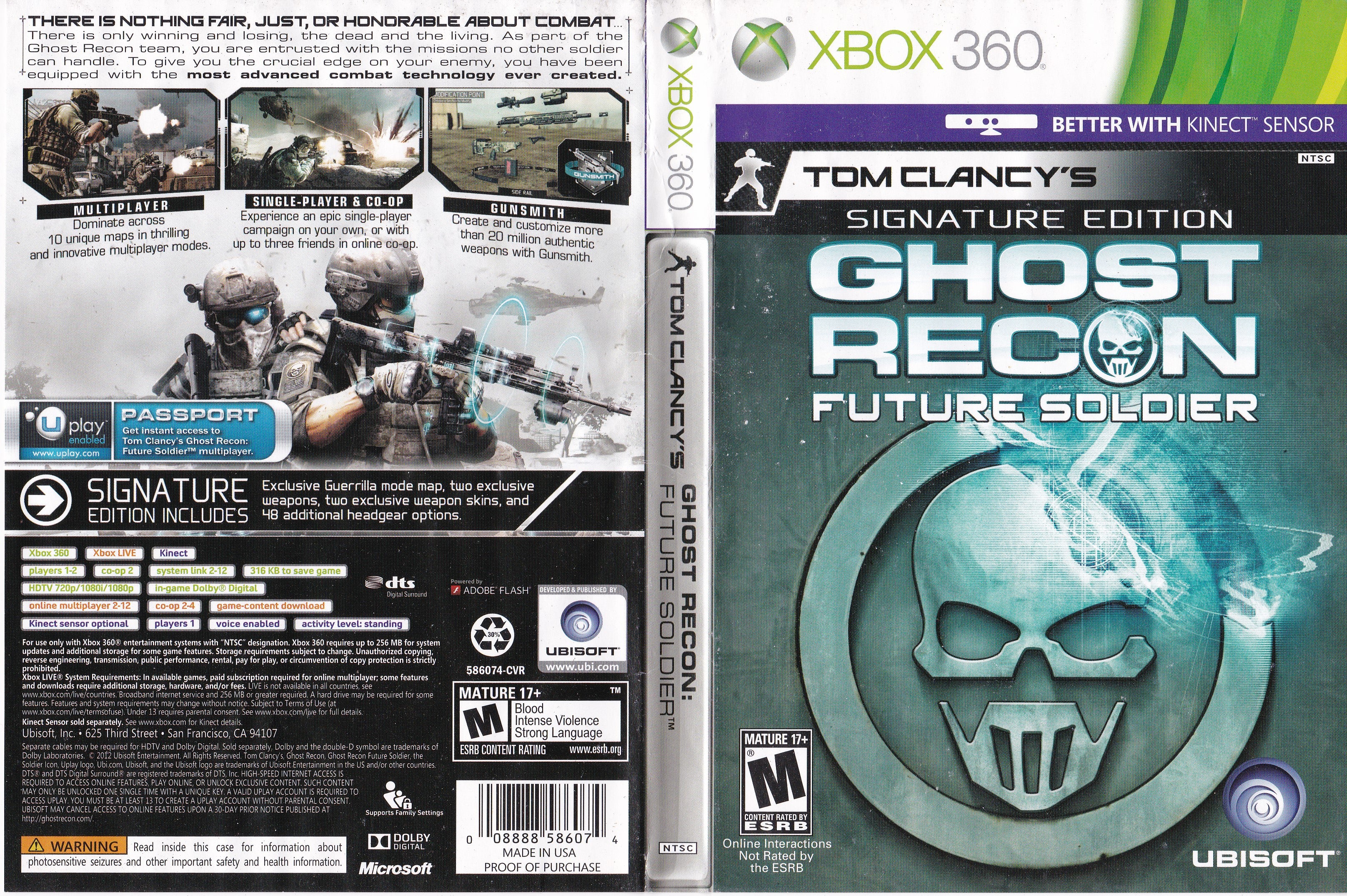 Game Tom Clancy's Ghost Recon: Future Soldier - Xbox360