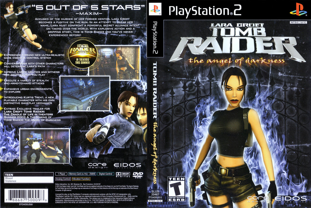 Tomb Raider The Angel Of Darkness C BL PS2