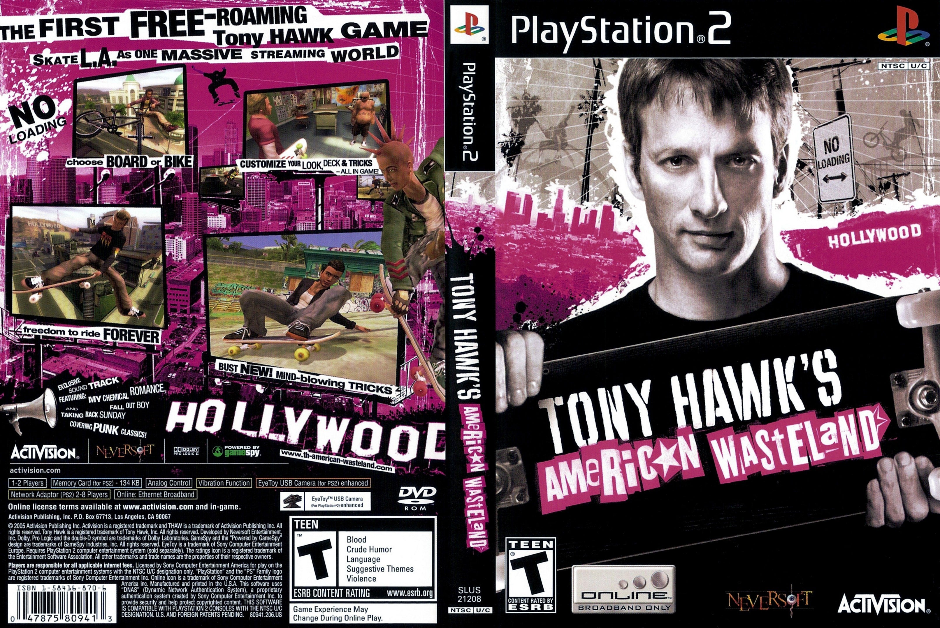 Tony Hawk's American Wasteland (GC, PS2, Windows, Xbox, Xbox 360