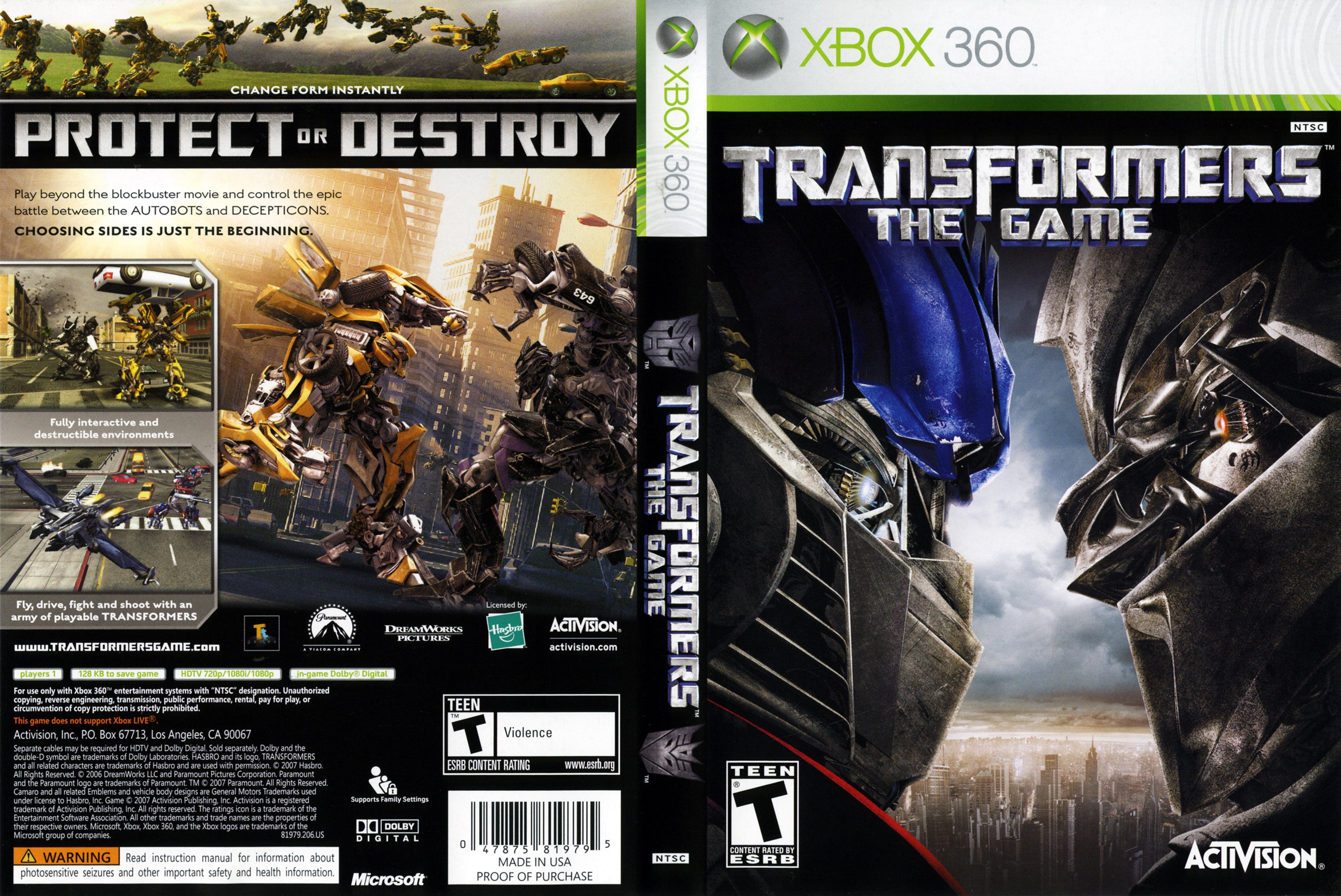 Transformers The Game Xbox 360 Clarkade transformers-the-game-xbox-360-clarkade