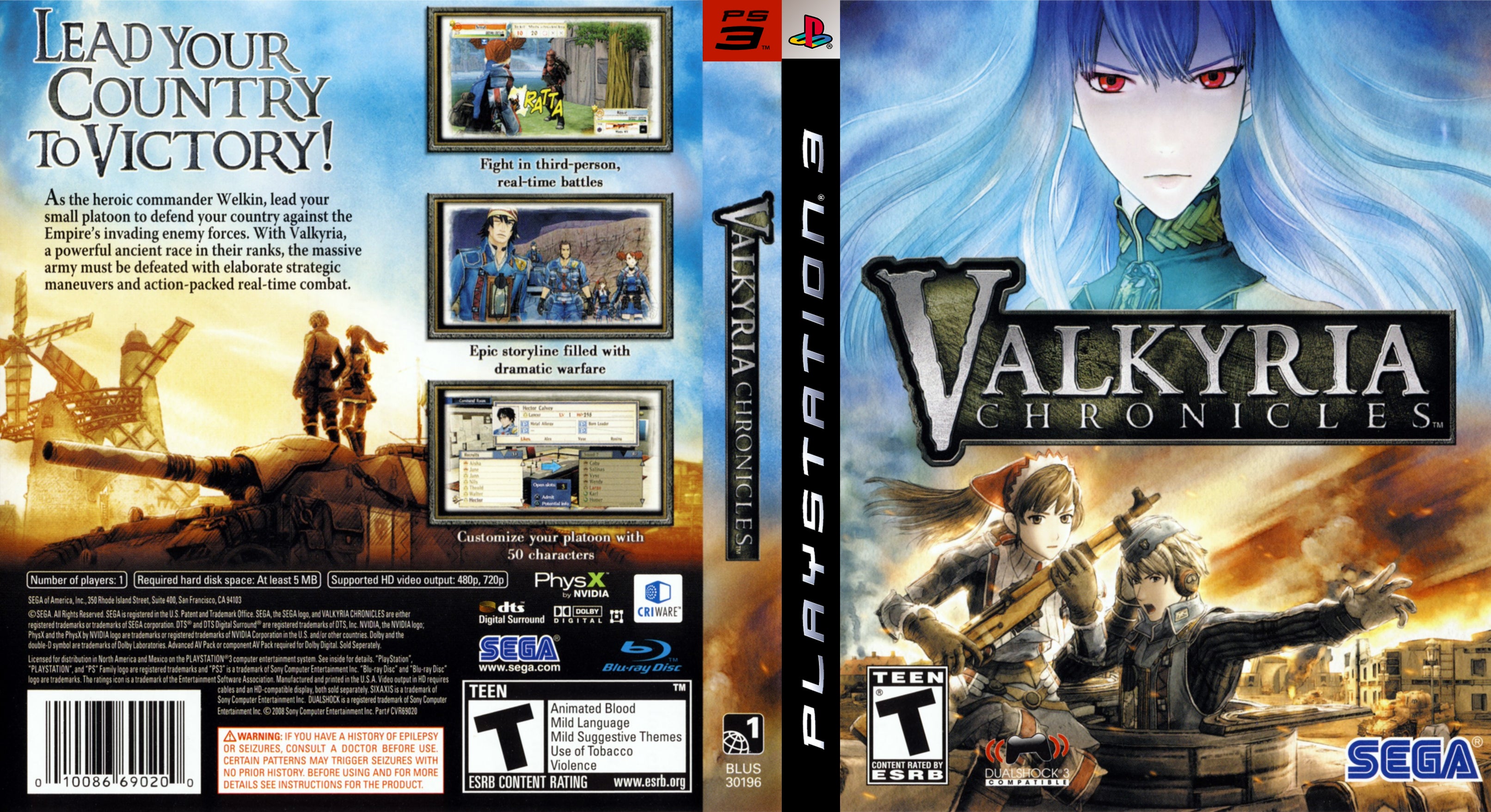 Valkyria Chronicles PS3