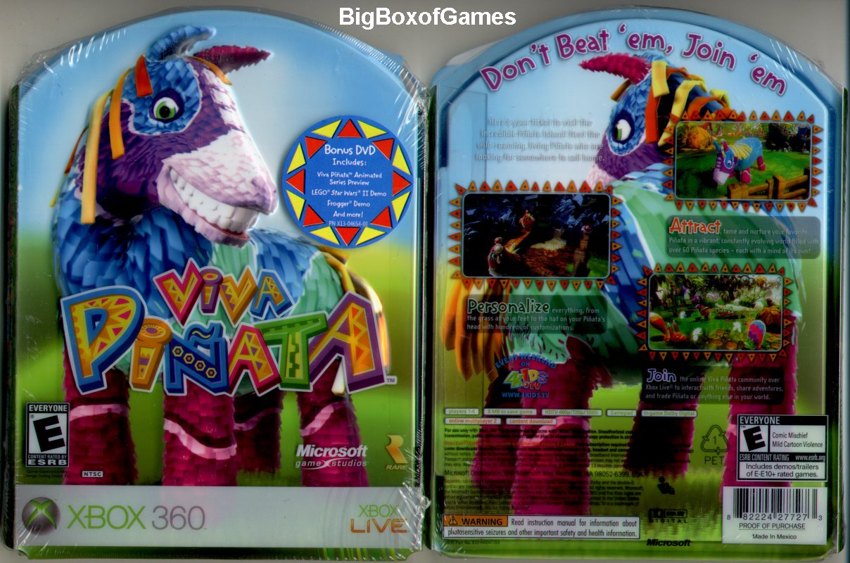 Pinata Case Viva Pinata Limited Edition Xbox 360 | Clarkade