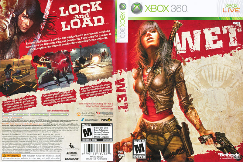 Buy WET Xbox 360 CD! Cheap game price