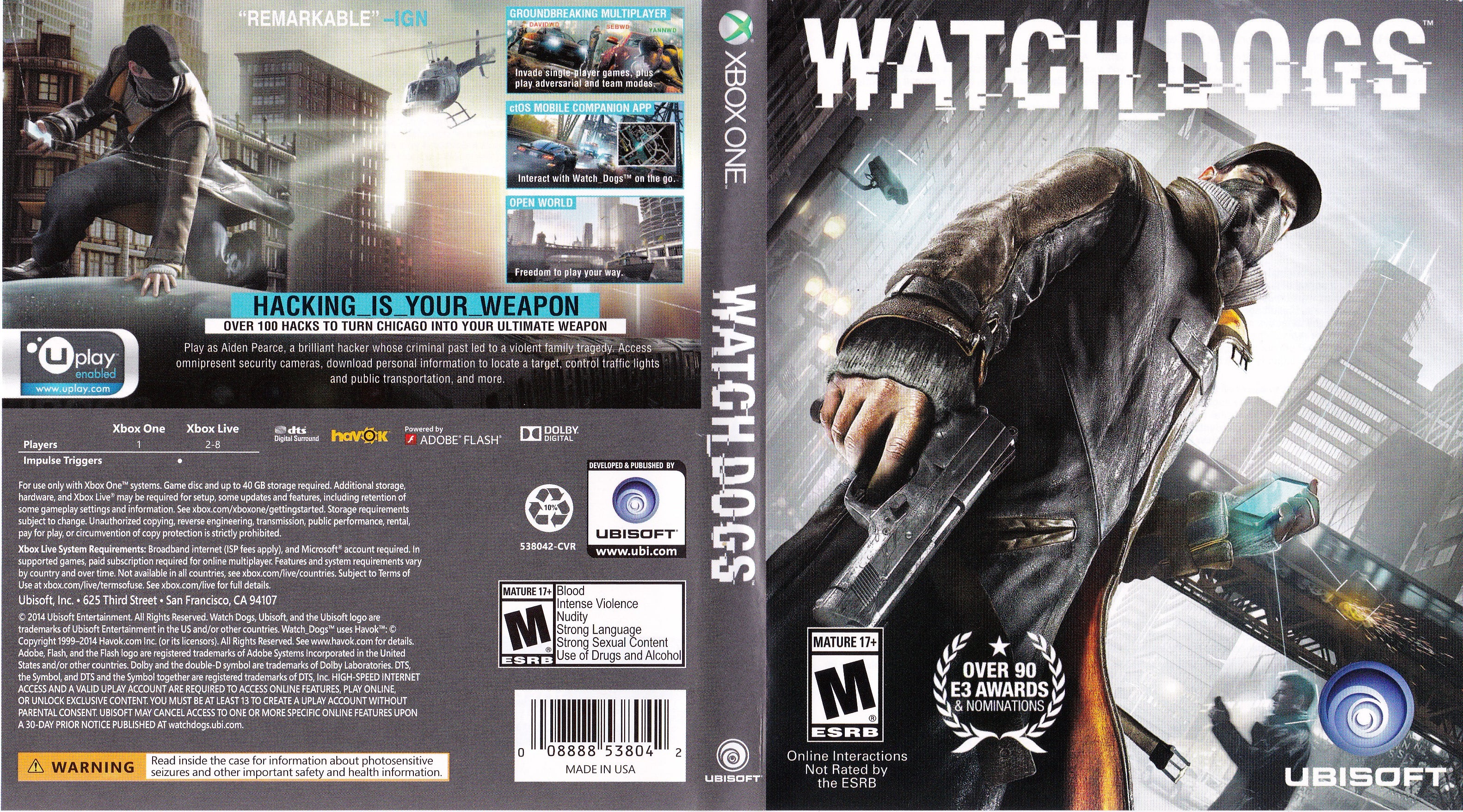 Watch Dogs Xbox One