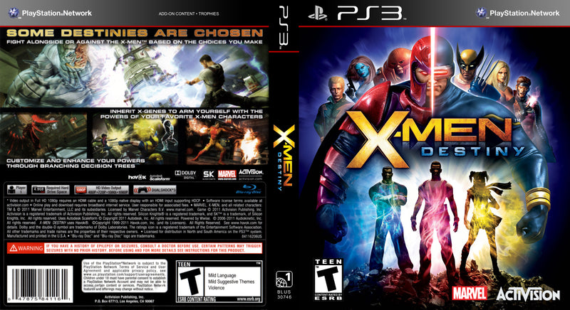 X-Men Destiny PS3