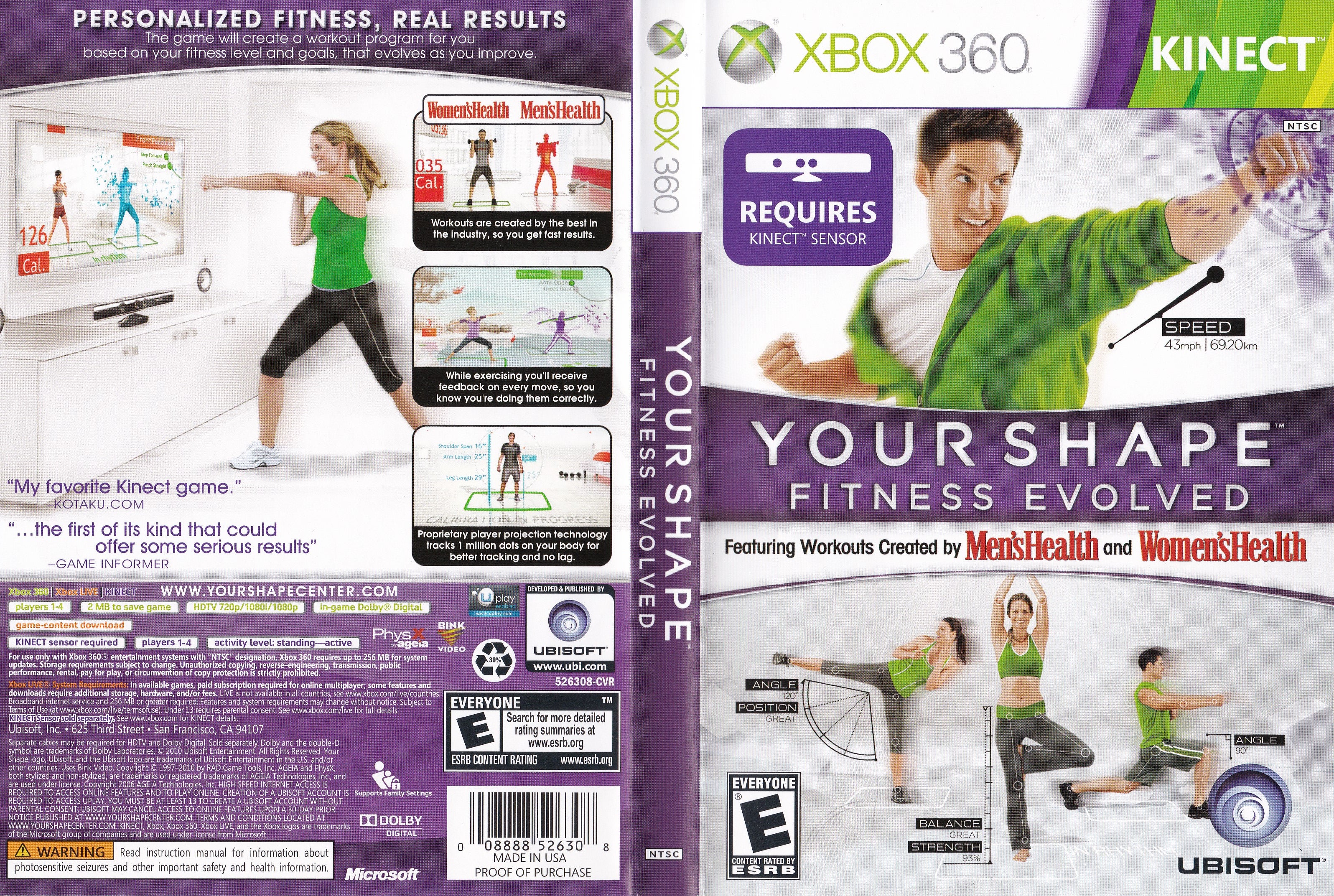 Xbox360 Your Shape Fitness Evolved xbox 360 Yourshape (205246786